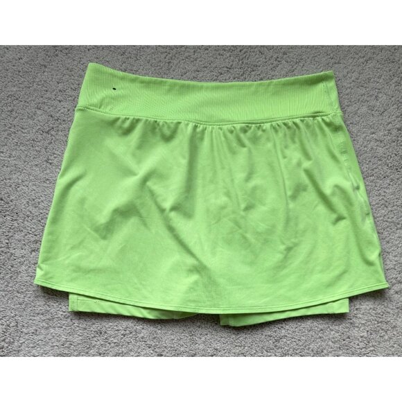 Nike Skirt Size Small Dr-Fit Court Victory Bright Lime Green Tennis Pickleball - Picture 12 of 13